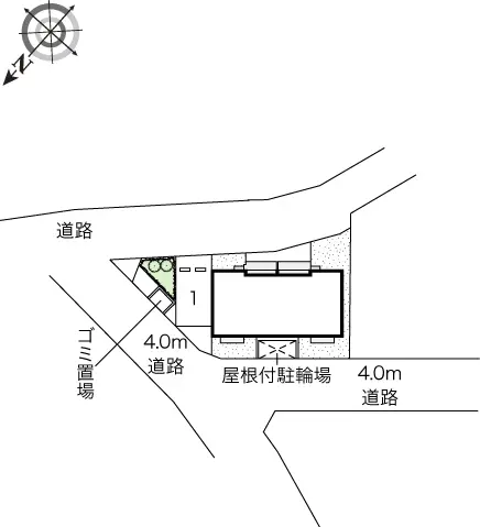 藤沢市西富　月極駐車場（LP）